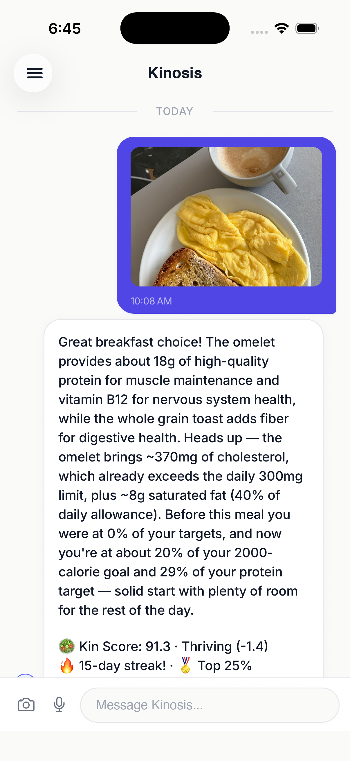 Kinosis chat